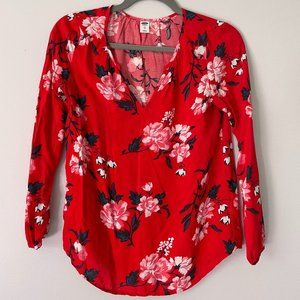 Old Navy Flowery Blouse
